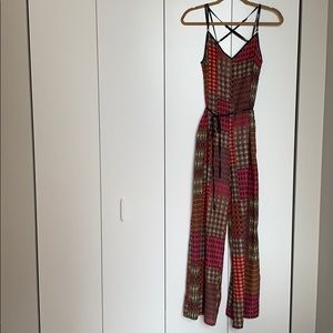 Bohemian Wide Leg Pant Onesie